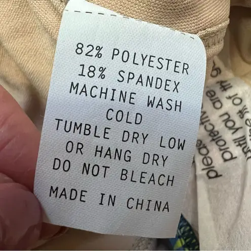 Kortni Jeane NWT Peplum Ruffle Floral High-Waisted Bikini Bottom Blue Medium