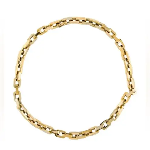 Eddie Borgo | Supra Link Necklace in 12K Yellow Gold Vermeil