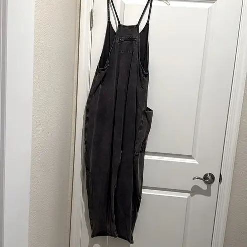 FREE PEOPLE Movement Jumpsuit Women Size Large Relaxed Oversized Gray