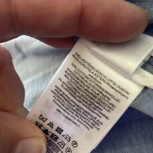 Brooks Brothers Striped Blue and White Jacket