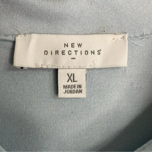 Women’s New Directions Light Blue Button