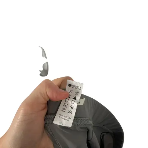 Halara High Waisted Side Pocket Work Flare Pants Grey Womens Large Petite