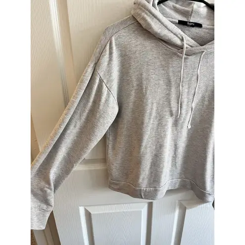 QUINCE SuperSoft Fleece Pullover Hoodie in Heather Grey