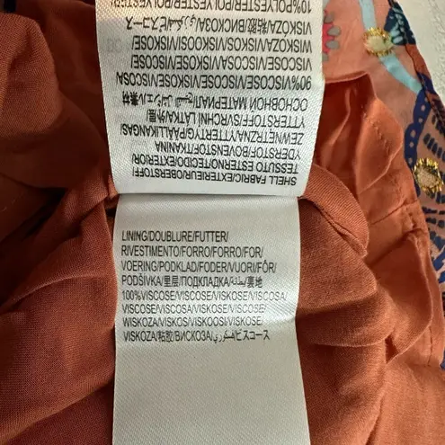 Farm Rio Wild Jungle Brown Midi Dress Size Medium