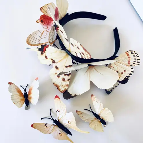 Butterfly Headband Set/Festival Crown & Clips