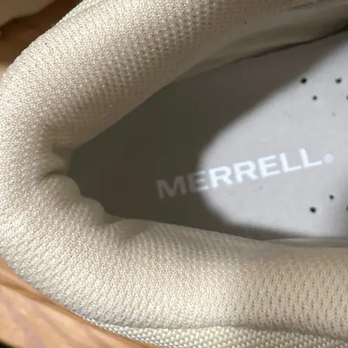 Merrell Wildwood Hiking Boots Mid Leather Waterproof Tan Reed Size 8