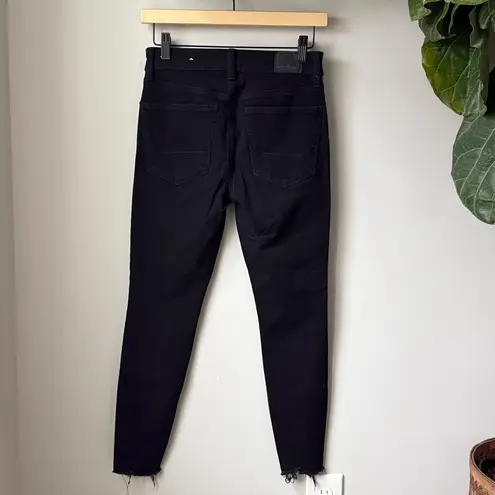 American Eagle  Black Skinny The Dream Jean Distressed Jeans