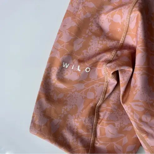 Wilo The Label • Floral Peach Orange Leggings Size XS