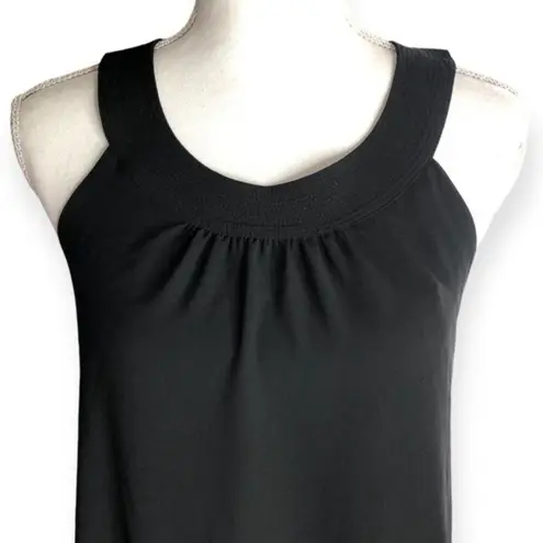 Naked Zebra  Black Halter Neck Tank Top Blouse