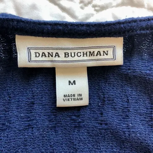 Dana Buchman Womens Size Medium Dress Blue Textured Wear