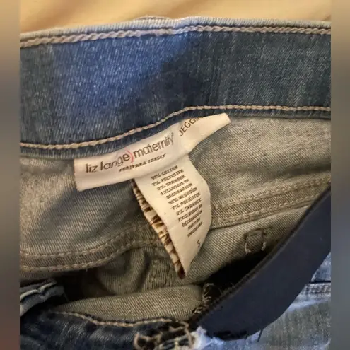 Liz Lange Side Panel Stretch Maternity Jeans