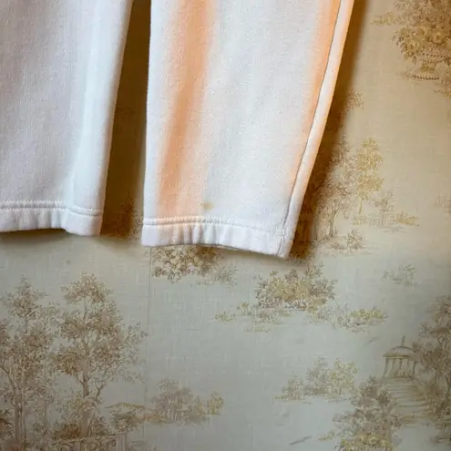 Vintage 80s Gitano white sweatshirt button front jumpsuit long sleeve M Size M