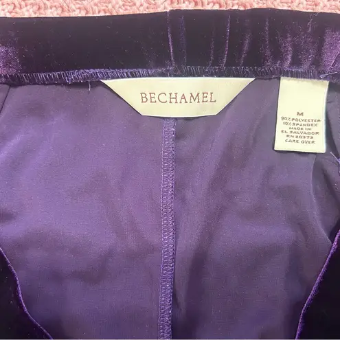 Bechamel pant women. Purple Velvet Ankle Pants.Size M. Size M