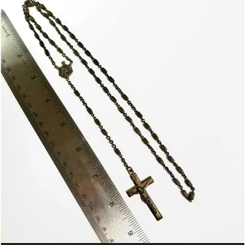 Vintage brass Queen of Heaven Rosary