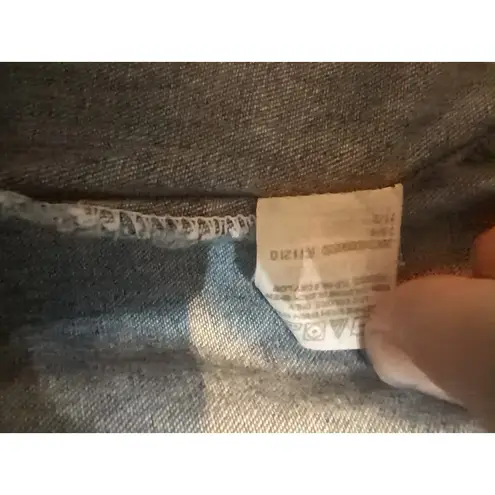 Chic Women's Size 18 High Waisted Denim Shorts, Elastic Waist, Vintage Mom Short Blue