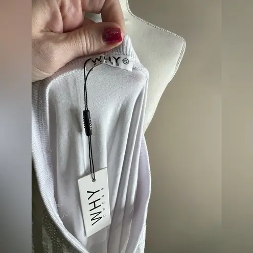 NWT why dress sequin merry Christmas one size White Size undefined