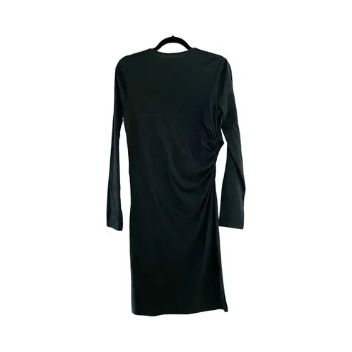 Sundance Faux Wrap Classic Twist V-neck Dark Green Dress Sz XS