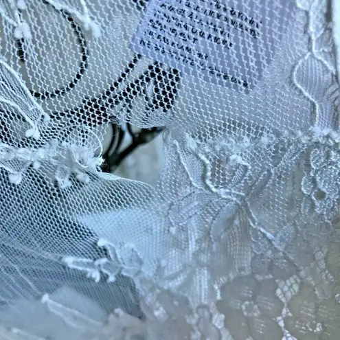 Pins & Needles Lace Longline Kimono White Jacket Medium Urban Outfitters…