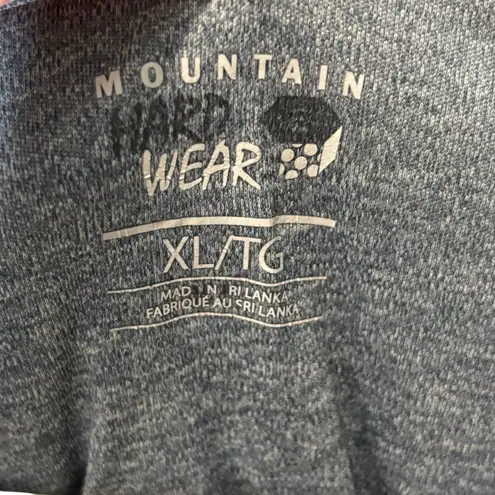 Mountain Hardwear Short Sleeve T Shirt Tee Gray Womens XL Athletic Crew Neck