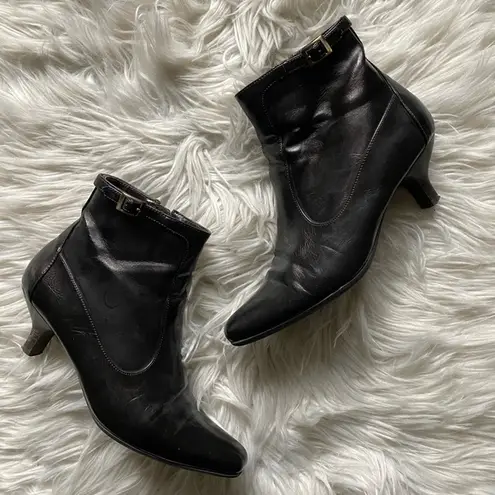 Nickels faux leather square toe booties Size 7