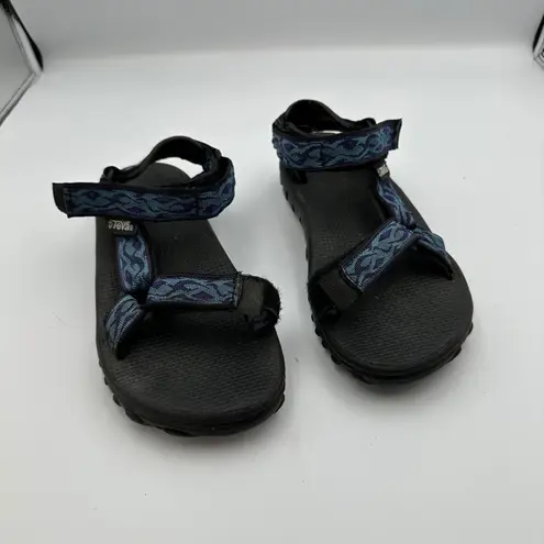 Teva Hurricane XLT2 Sandals Black Blue Purple Strappy Sport Outdoors Women's 6