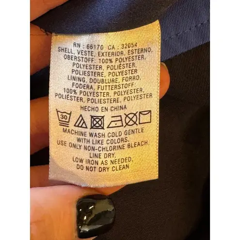 Elevenses Anthropologie Black And Blue Sleeveless Cut Out Becca Jumpsuit Size 0