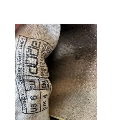 Hey Dude Wendy Chambray Light Grey Slip On Shoe Women's Size 6