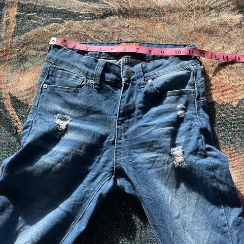 Wax Jean “Butt, I Love You” High Rise Skinny Jeans Blue Medium Wash Women’s 1/24