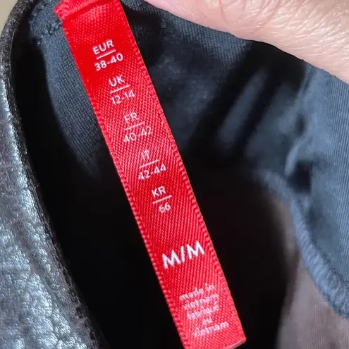 Spanx Black Highwaisted Snakeskin Stylish Leggings Womens M Size undefined