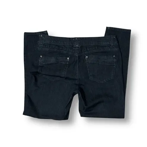 Democracy Black Ab Technology Skinny Jeans Stretch Sculpting Fit Mid Rise Sz 12