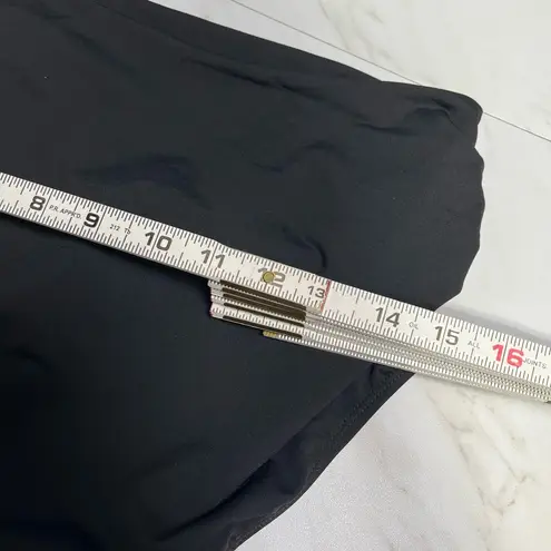 Anne cole NWT Convertible High Waisted Fold Over Black swimsuit bottom size L