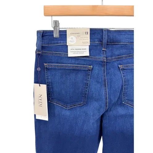 NYDJ Alina Legging Jeans Women's Size 12 Cooper Dark Wash Stretch Denim NWT