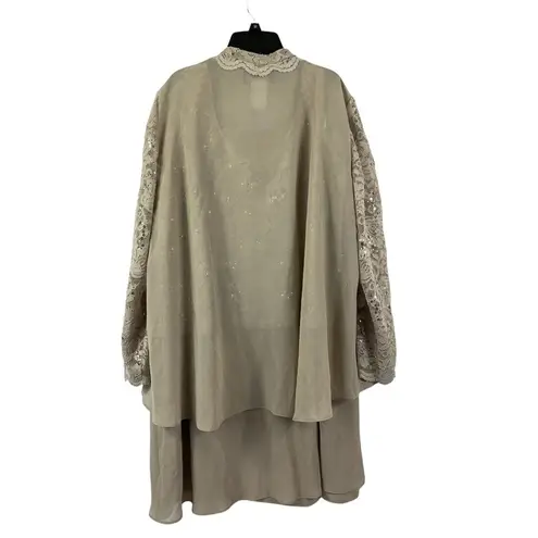 Alex Evenings Women's Tan Casual Skirt Set