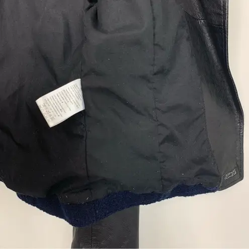 Scotch & Soda Maison Scotch Leather Wool Moto Jacket Size Medium