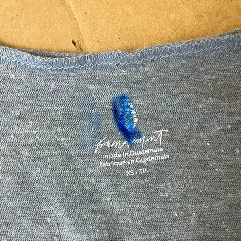 Free People Movement City Girl Tee in Steel Blue Size XS