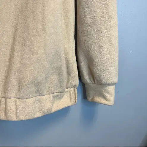 Dudley Stephens Tan Baldwin Turtleneck in Terry Fleece XS EUC Discontinued Style