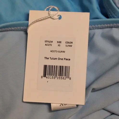 ANDIE Faherty x The Tulum One Piece Swimsuit SUNW Crisscross Beach Resort XS New