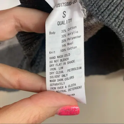 AZUL By Moussy Gray Shawl Button