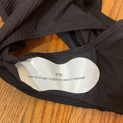 ANDIE Swim The Mykonos Rib One Piece Swimsuit Black size M NWT