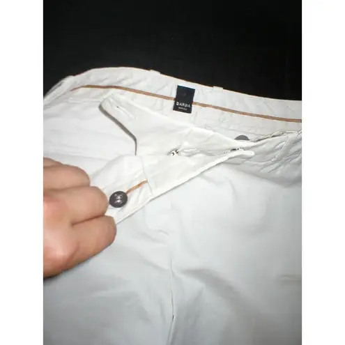 New Womens Designer Italy Barbe Napoli Pants 42 6 Work Khaki Crop Casual NWT Tan