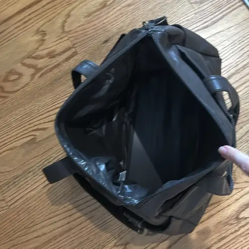 Vintage generation sport perfect condition dark brown, faux, leather duffel Brown