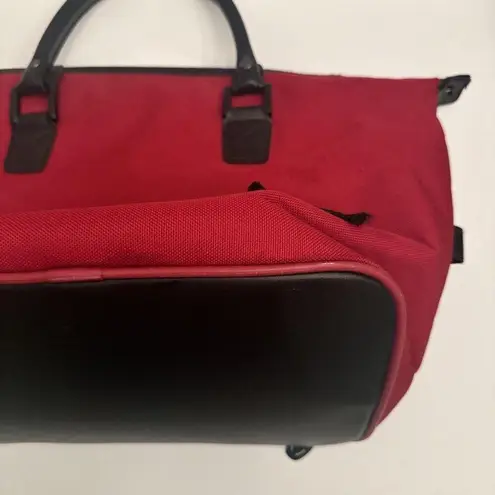 Atlantic Travel Bag Red Luggage Shoulder Tote *NO Lock With Keys