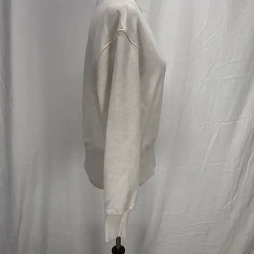 Varley Womens Eton Sweat Side Zip Sweatshirt Size S Cream Peached Sweat