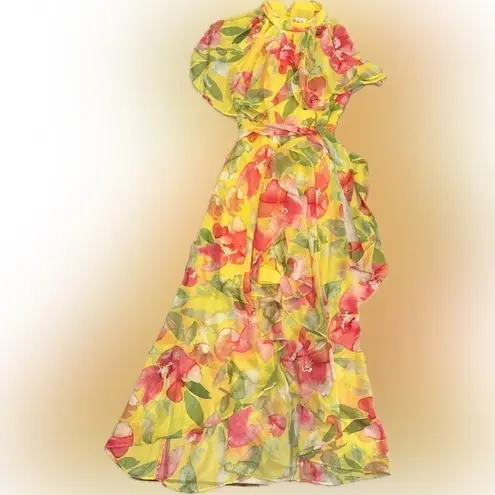 Eliza J NWOT Floral Halter Neck Popover High/Low
Sleeveless Dress Size 12