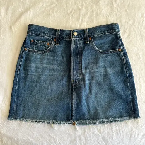 Levi's Ribcage Denim Skirt