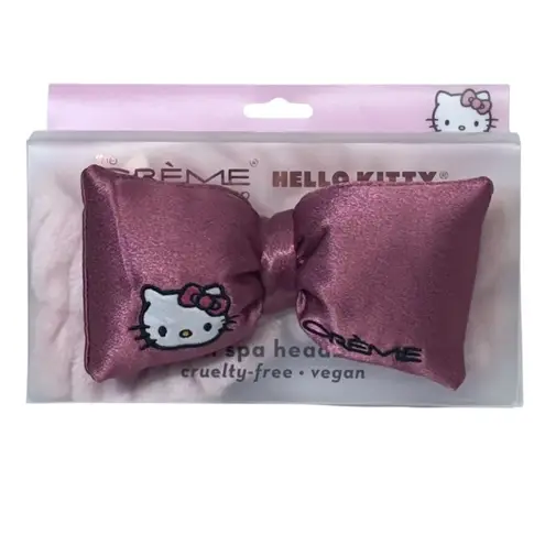 Sanrio The Crème Shop x Hello Kitty Plush Spa Headband NIB