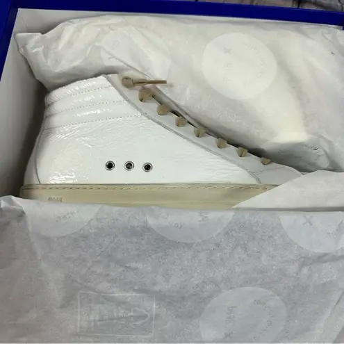 P448 Skate Mid Top Medusa Sneakers Distressed Side Zippers EU 41 (10-10.5) NEW