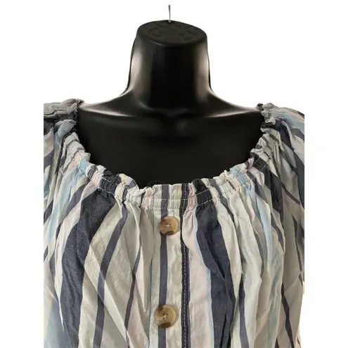 Arizona Jeans Arizona Jean Company 2x off shoulder crop top blouse