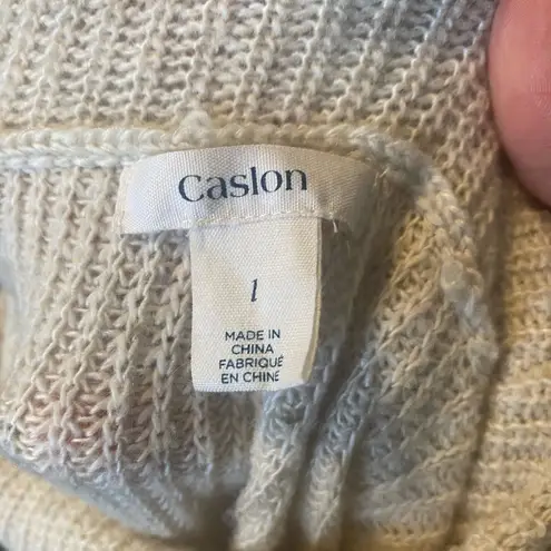 Caslon  cowl neck lightweight cream sweater Size 1