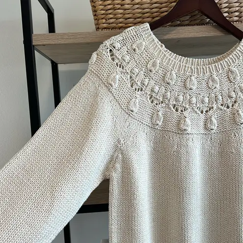 Jantzen Vintage Silk Blend Knitted By Hand Textured Sweater, M